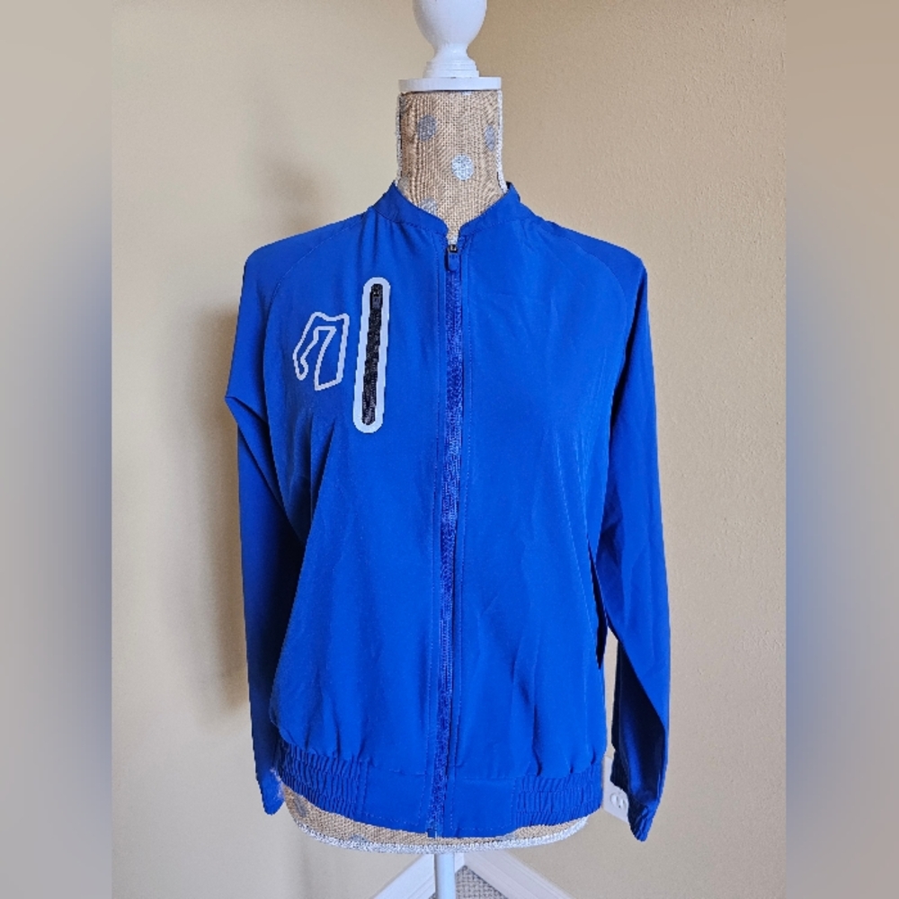 Road America Zip Jacket Blue Women's Small Holloway Ladies